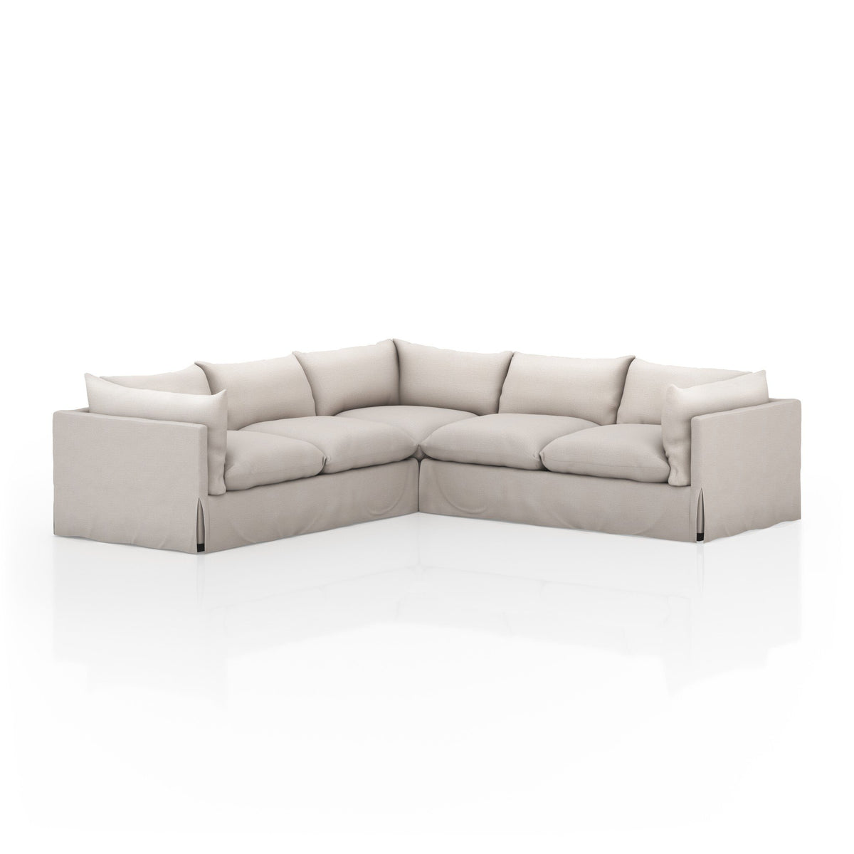 Habitat Slipcover 3-Piece Sectional in Bennett Moon