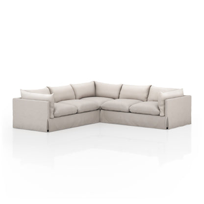 Habitat Slipcover 3-Piece Sectional in Bennett Moon