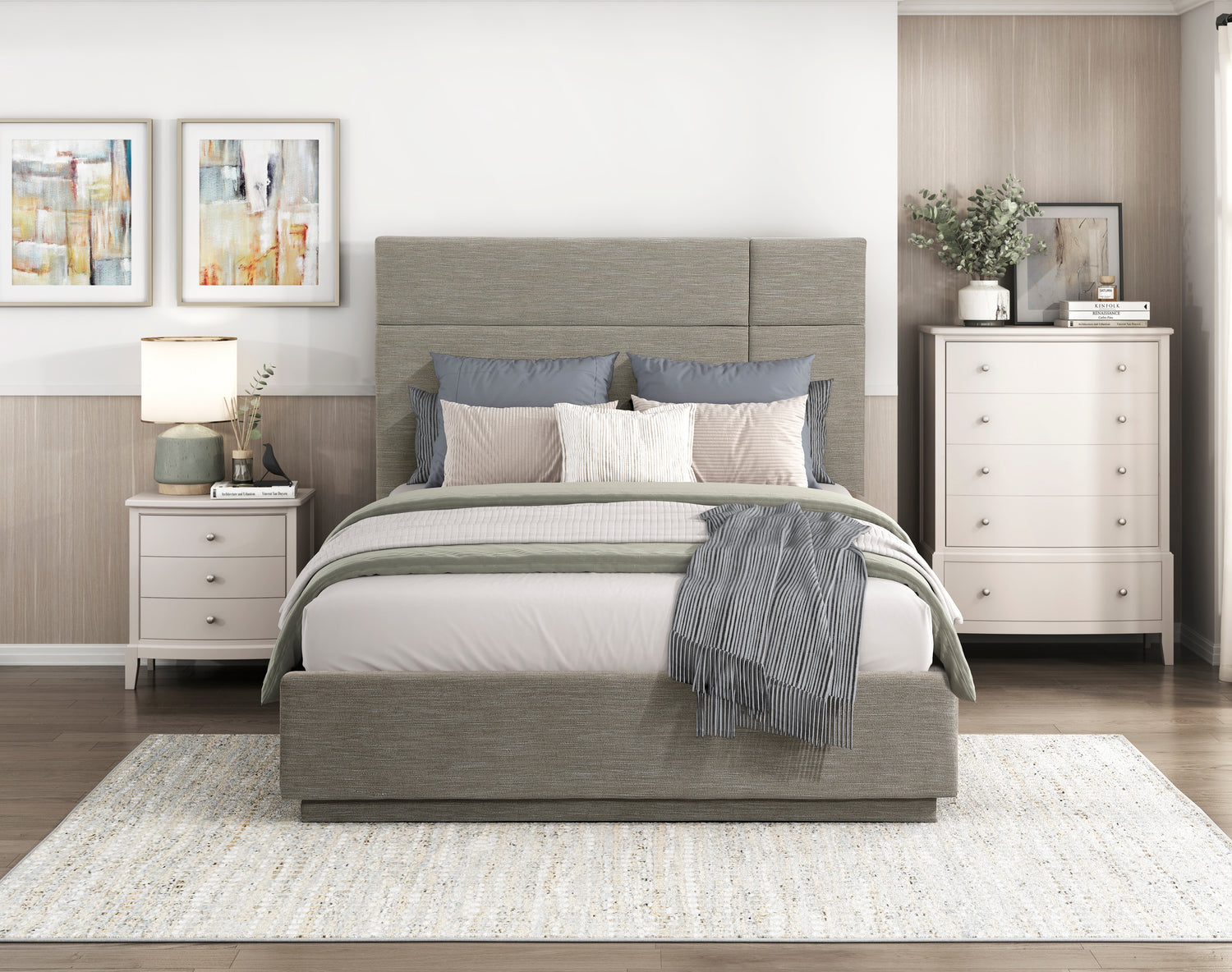 2319-1* (2) Queen Platform Bed - 2319-1*