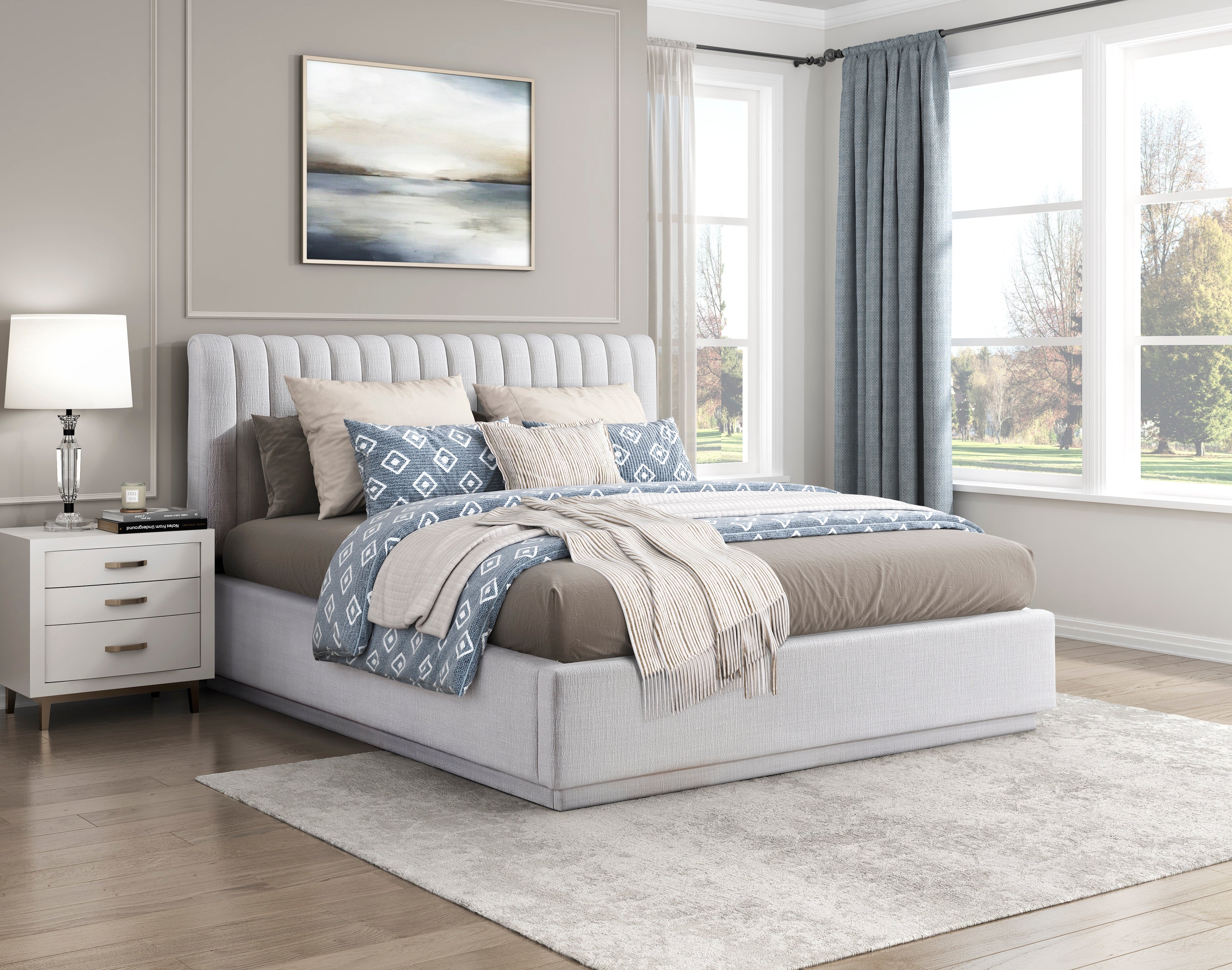2320F-1* (2) Full Platform Bed - 2320F-1*