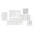 York White Panel Bedroom Set
