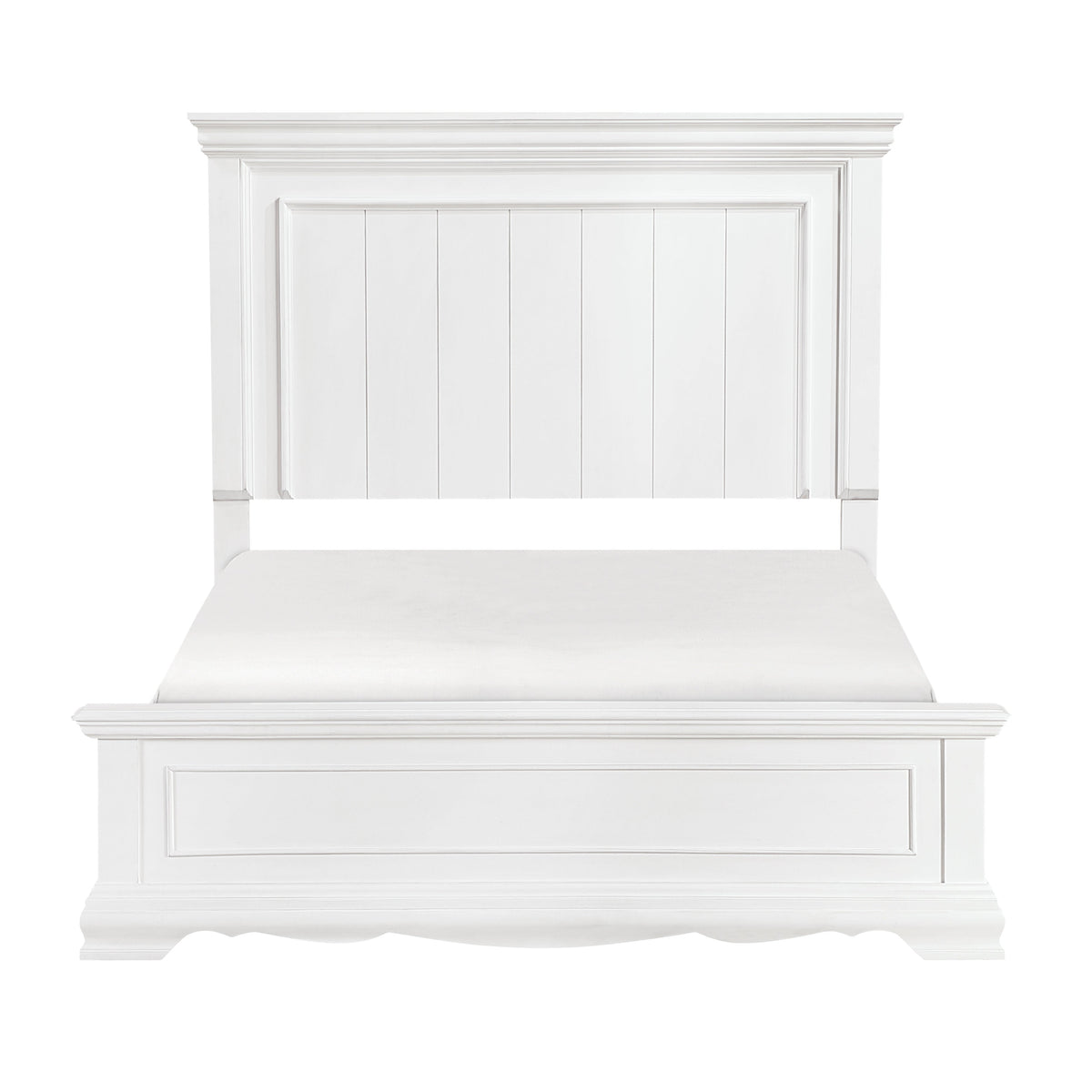 York White Panel Bedroom Set