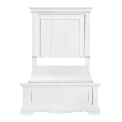York White Youth Panel Bedroom Set