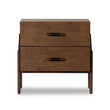 Halston Nightstand in Terra Brown Ash Veneer