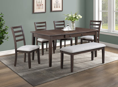 Wagner Brown Dining Chair, Set of 2 from Crown Mark - Luna Furniture