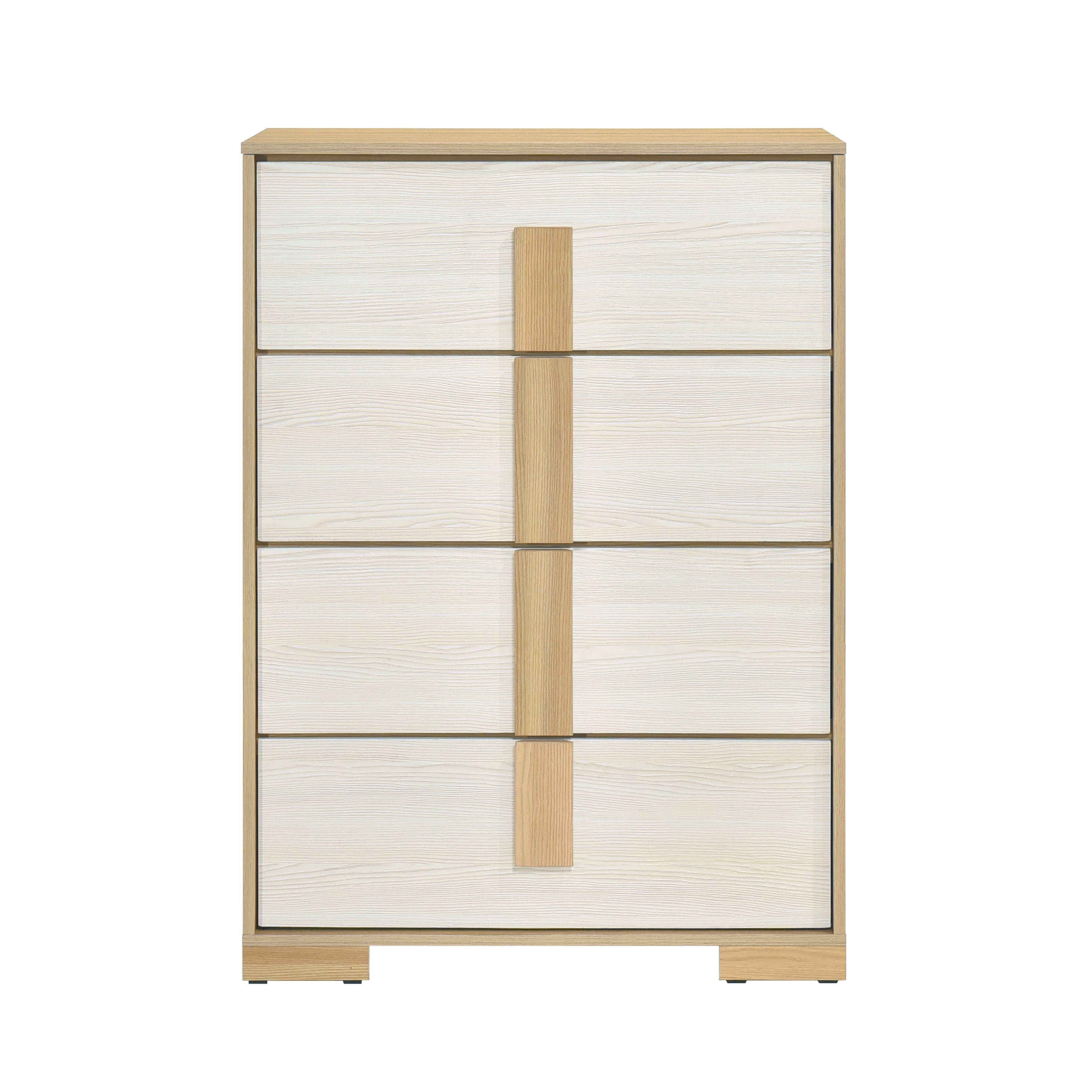Sterling Natural/White Chest from Homelegance - Luna Furniture