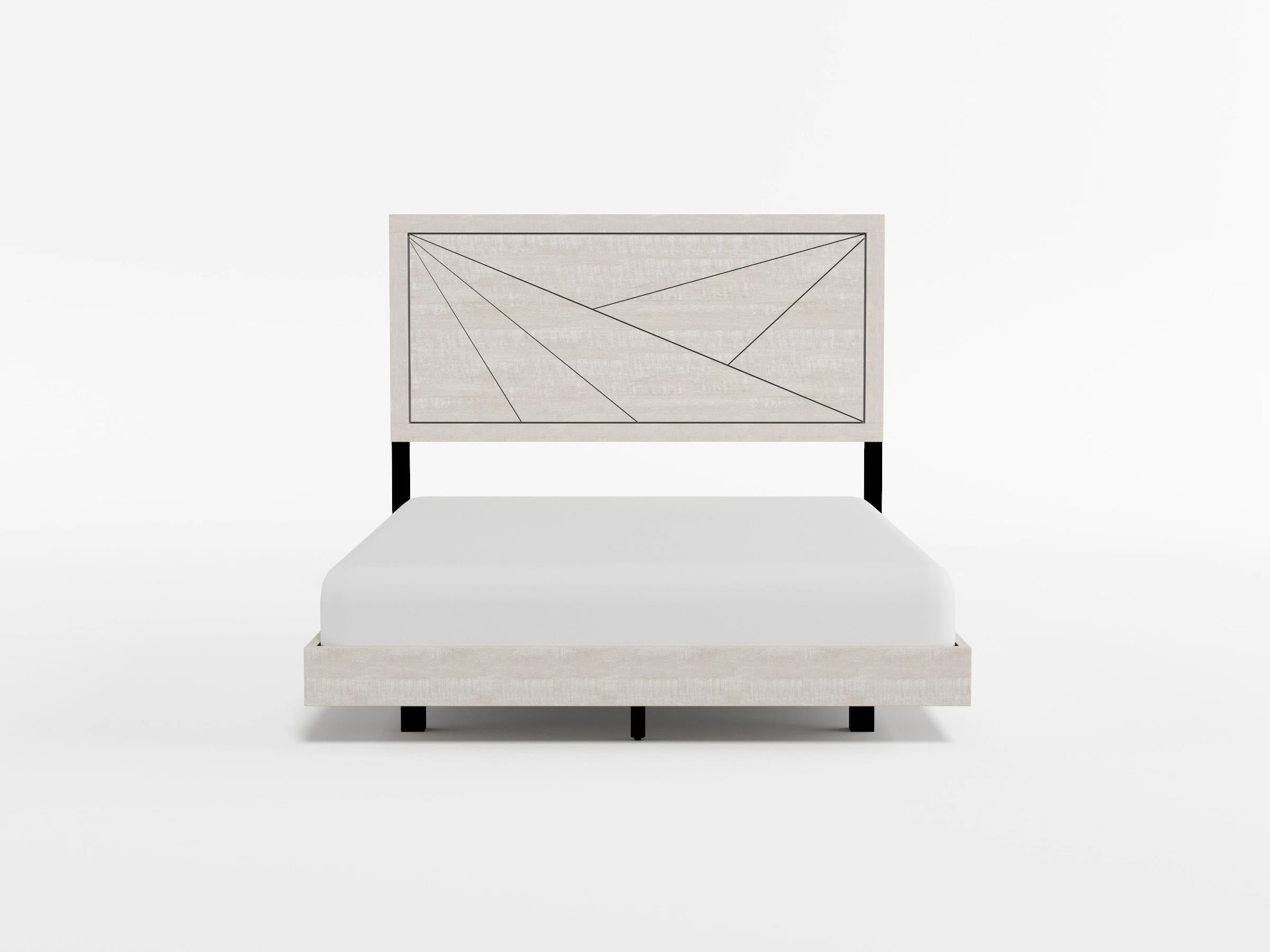 Aspen Gray Oak Queen Bed from Homelegance - Luna Furniture