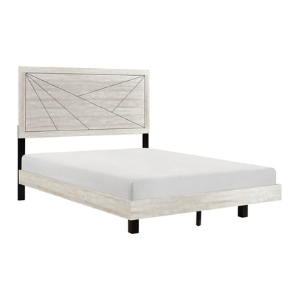 Aspen Gray Oak Queen Bed from Homelegance - Luna Furniture