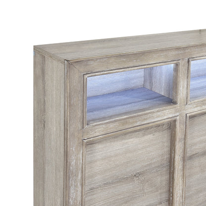Everett Gray Queen Panel Bed from Homelegance - Luna Furniture