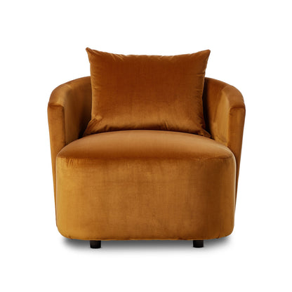 Farrah Chaise Lounge in Ingram Ochre