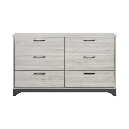 Westport White Oak/Gray Platform Bedroom Set from Homelegance - Luna Furniture