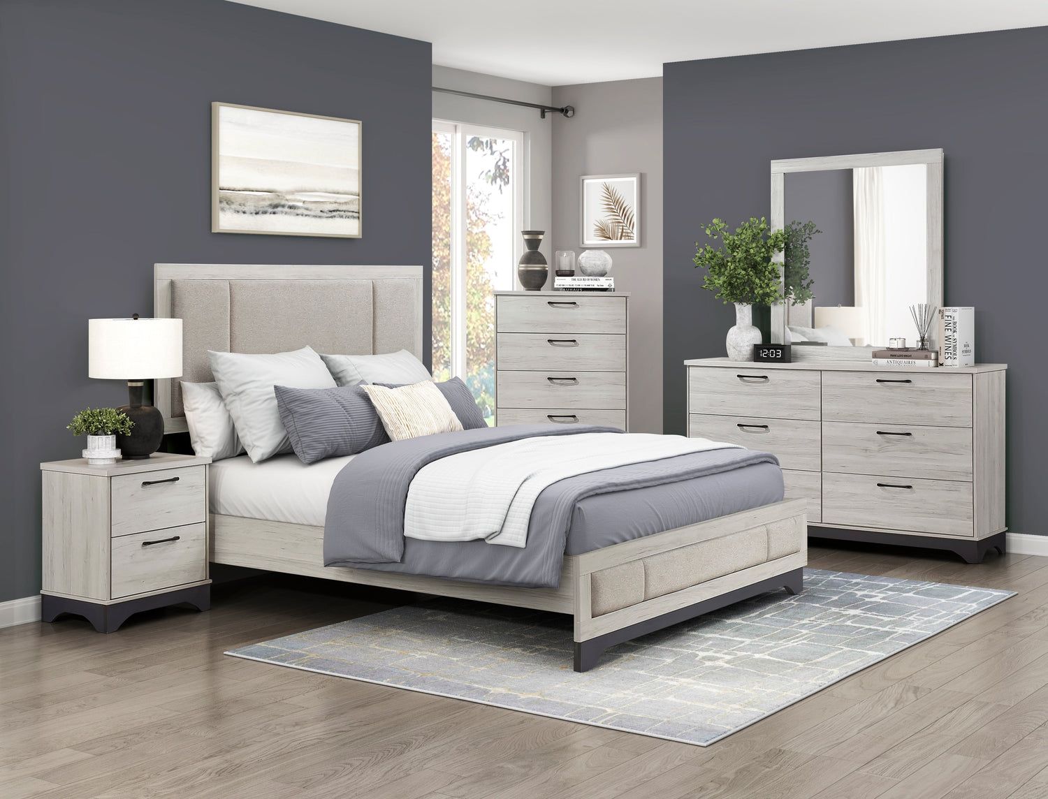 2334F-1* (2) Full Platform Bed from Homelegance - Luna Furniture