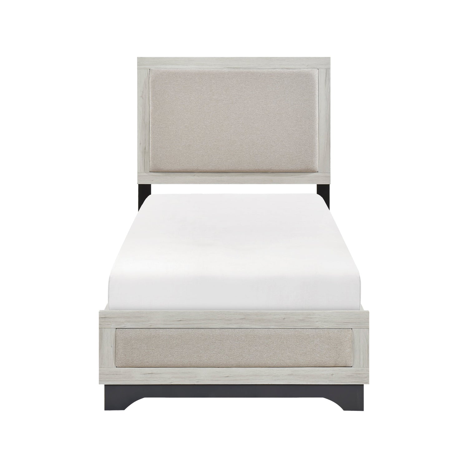 Westport White Oak/Gray Platform Youth Bedroom Set from Homelegance - Luna Furniture