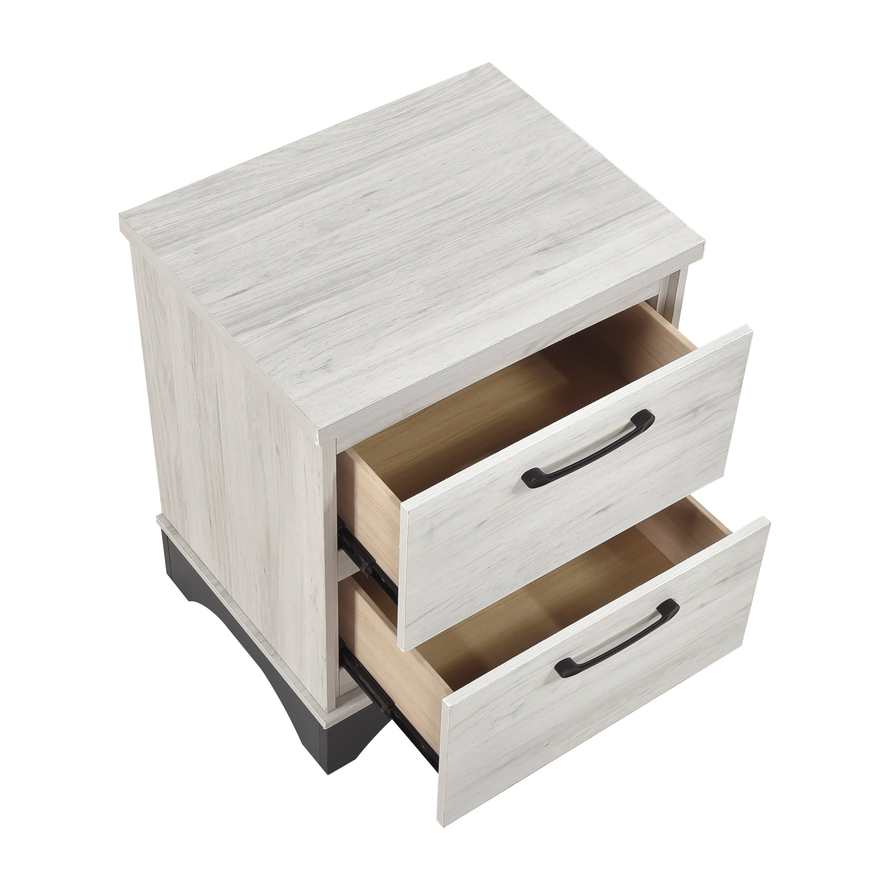 Westport White Oak/Gray Platform Bedroom Set from Homelegance - Luna Furniture