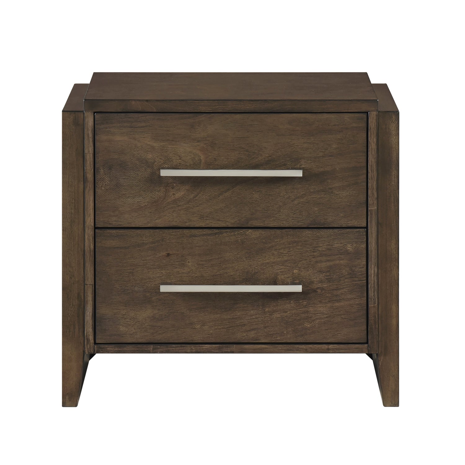 Emmett Dark Walnut Nightstand from Homelegance - Luna Furniture