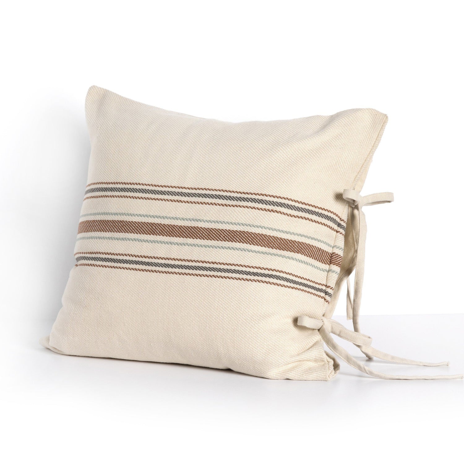Dashel Center Stripe Outdoor Pillow in Center Gold Stripe