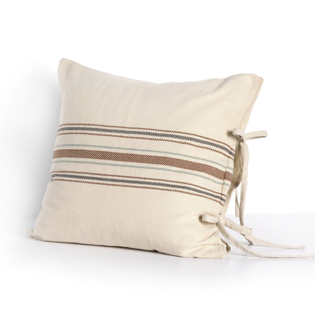 Dashel Center Stripe Outdoor Pillow in Center Gold Stripe