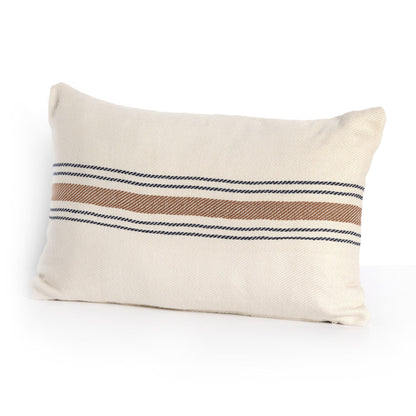 Dashel Long Stripe Outdoor Pillow in Long Gold Stripe