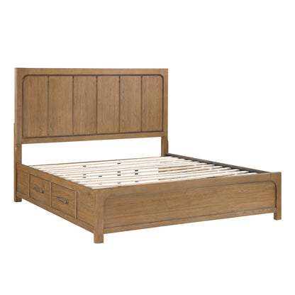 2336K-1EK* (4) Eastern King Platform Bed with Storage Side Rails from Homelegance - Luna Furniture