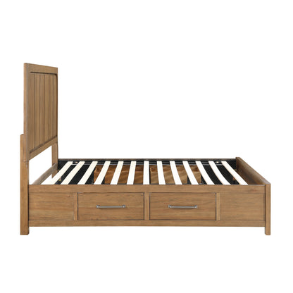 2336K-1EK* (4) Eastern King Platform Bed with Storage Side Rails from Homelegance - Luna Furniture