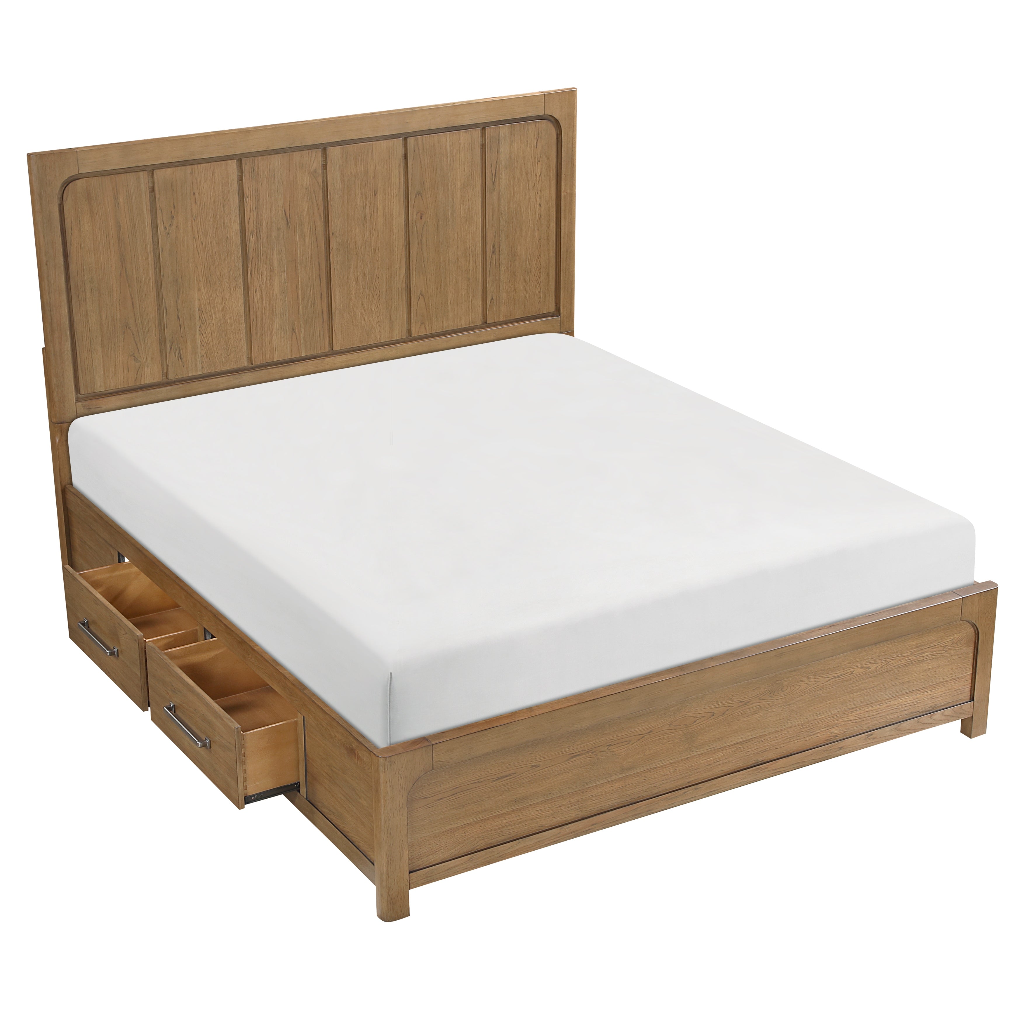 2336K-1EK* (4) Eastern King Platform Bed with Storage Side Rails from Homelegance - Luna Furniture