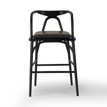 Veda Bar + Counter Stool in Sonoma Black