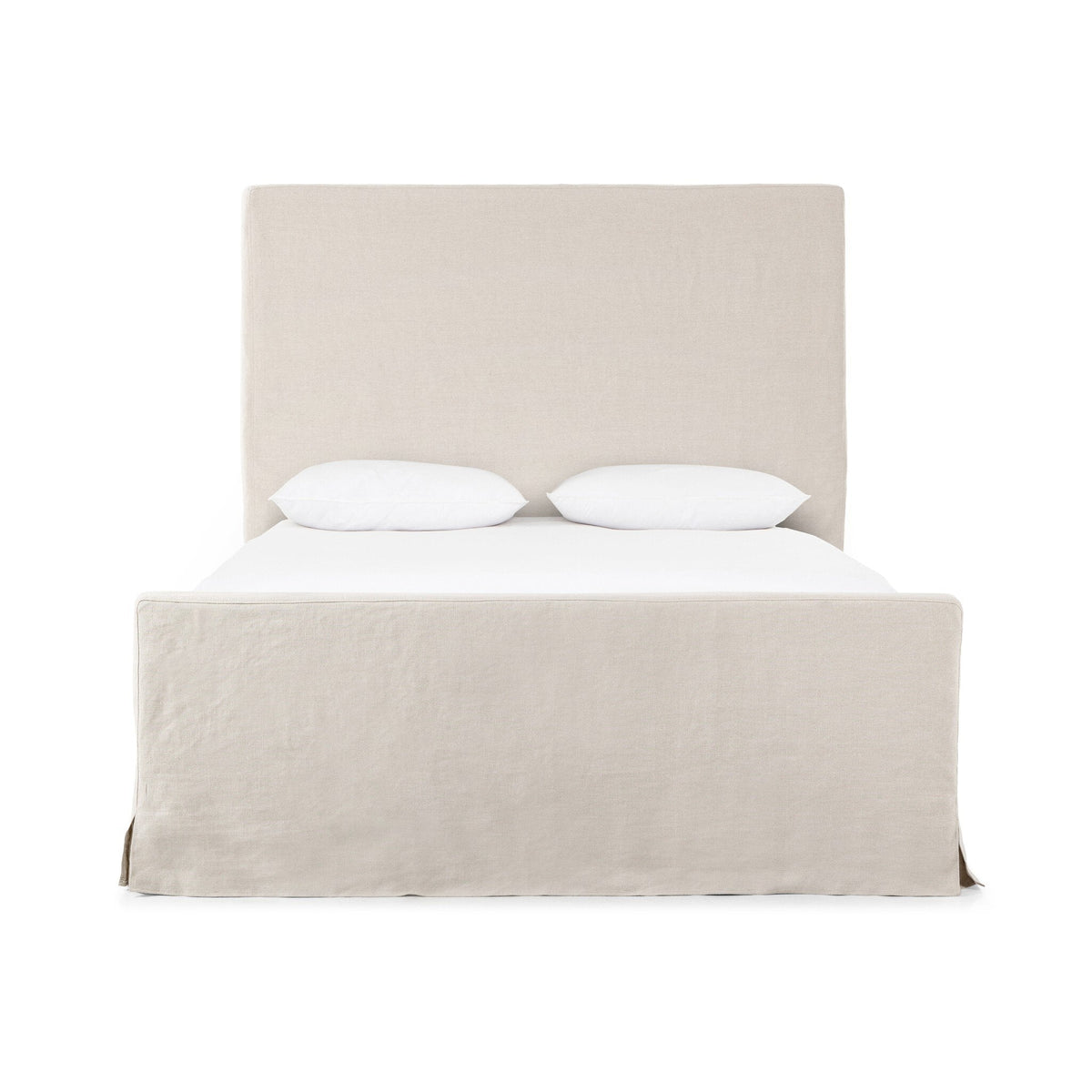 Daphne Slipcover Bed in Brussels Natural