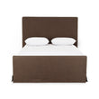 Daphne Slipcover Bed in Brussels Coffee