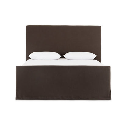 Daphne Slipcover Bed in Savoy Coffee