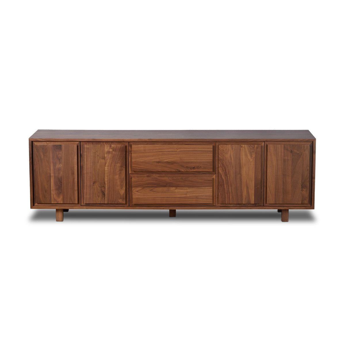 Stafford Media Console in Walnut Natural