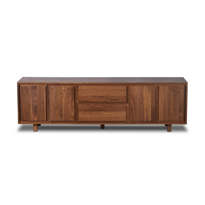 Stafford Media Console in Walnut Natural
