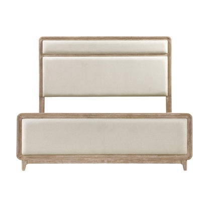 Wilshire Natural King Upholstered Bed from Homelegance - Luna Furniture
