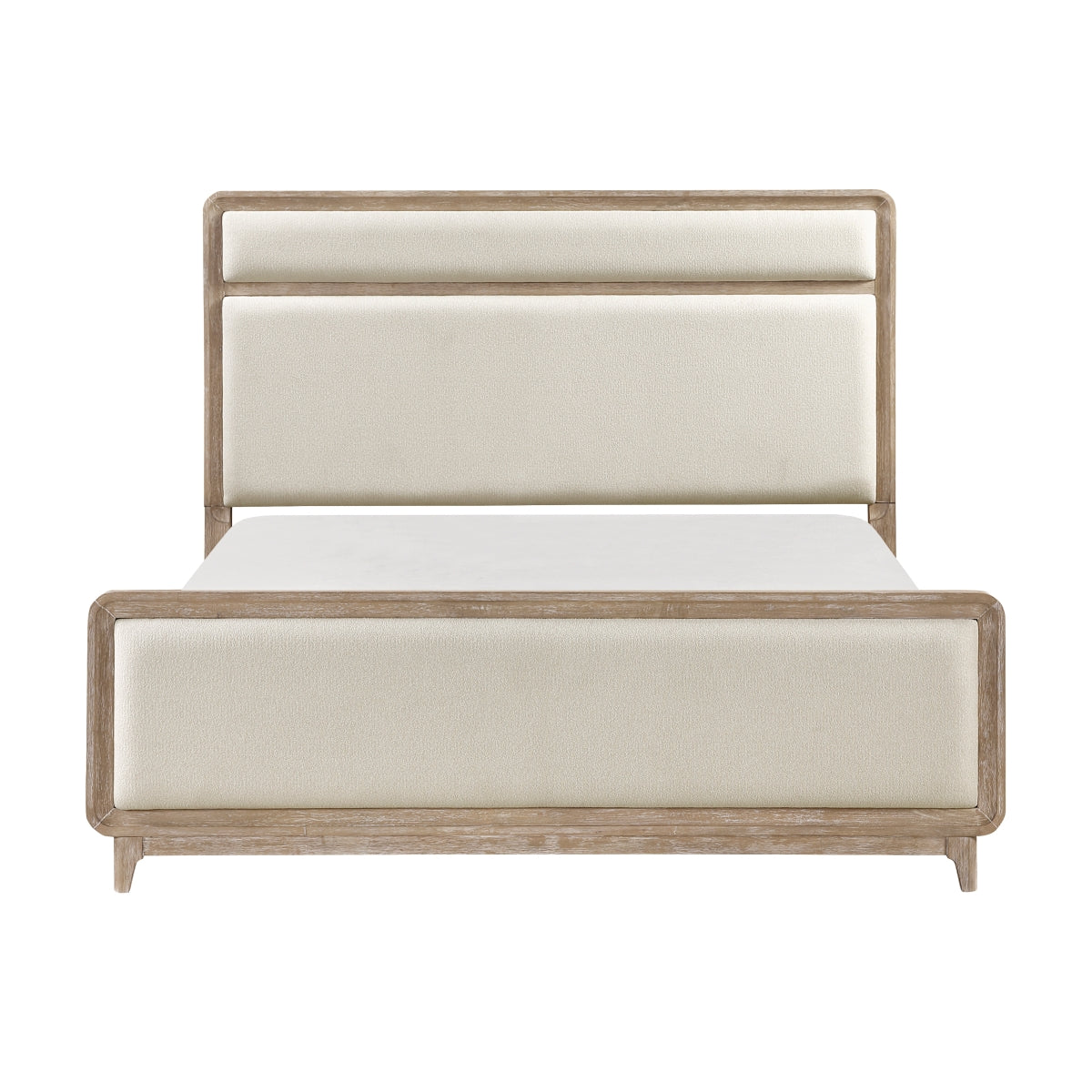 Wilshire Natural King Upholstered Bed from Homelegance - Luna Furniture