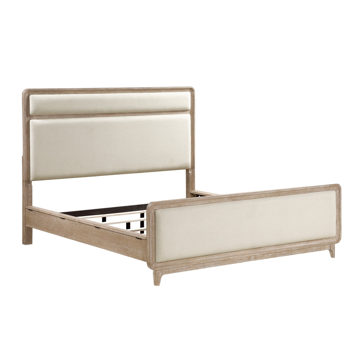 Wilshire Natural King Upholstered Bed from Homelegance - Luna Furniture