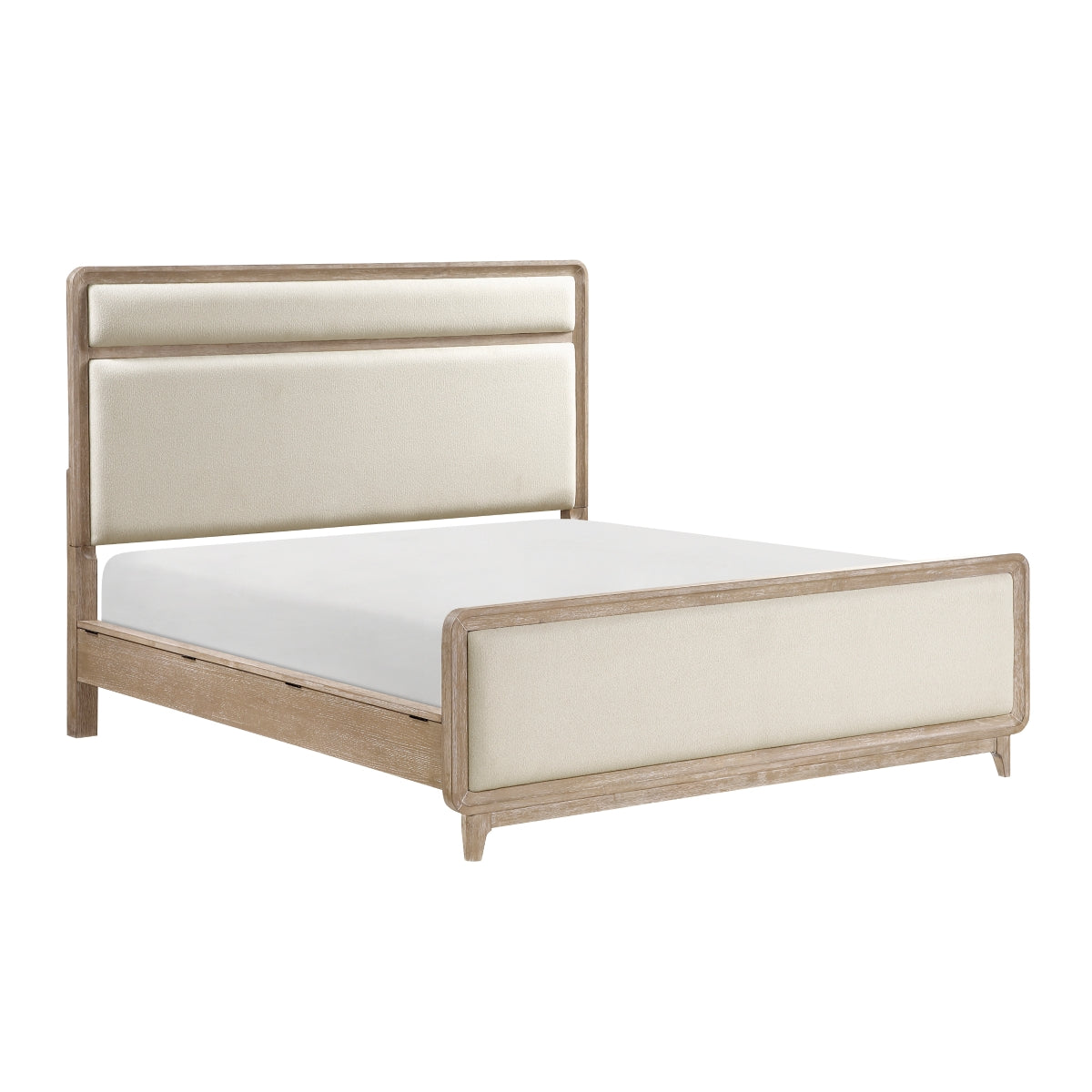 Wilshire Natural Queen Upholstered Bed from Homelegance - Luna Furniture