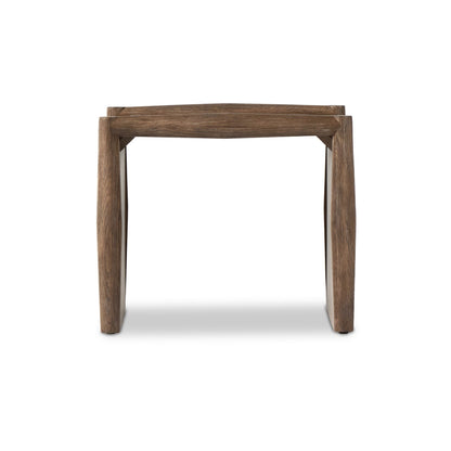 Glenview End Table in Weathered Oak