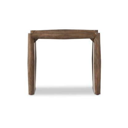 Glenview End Table in Weathered Oak