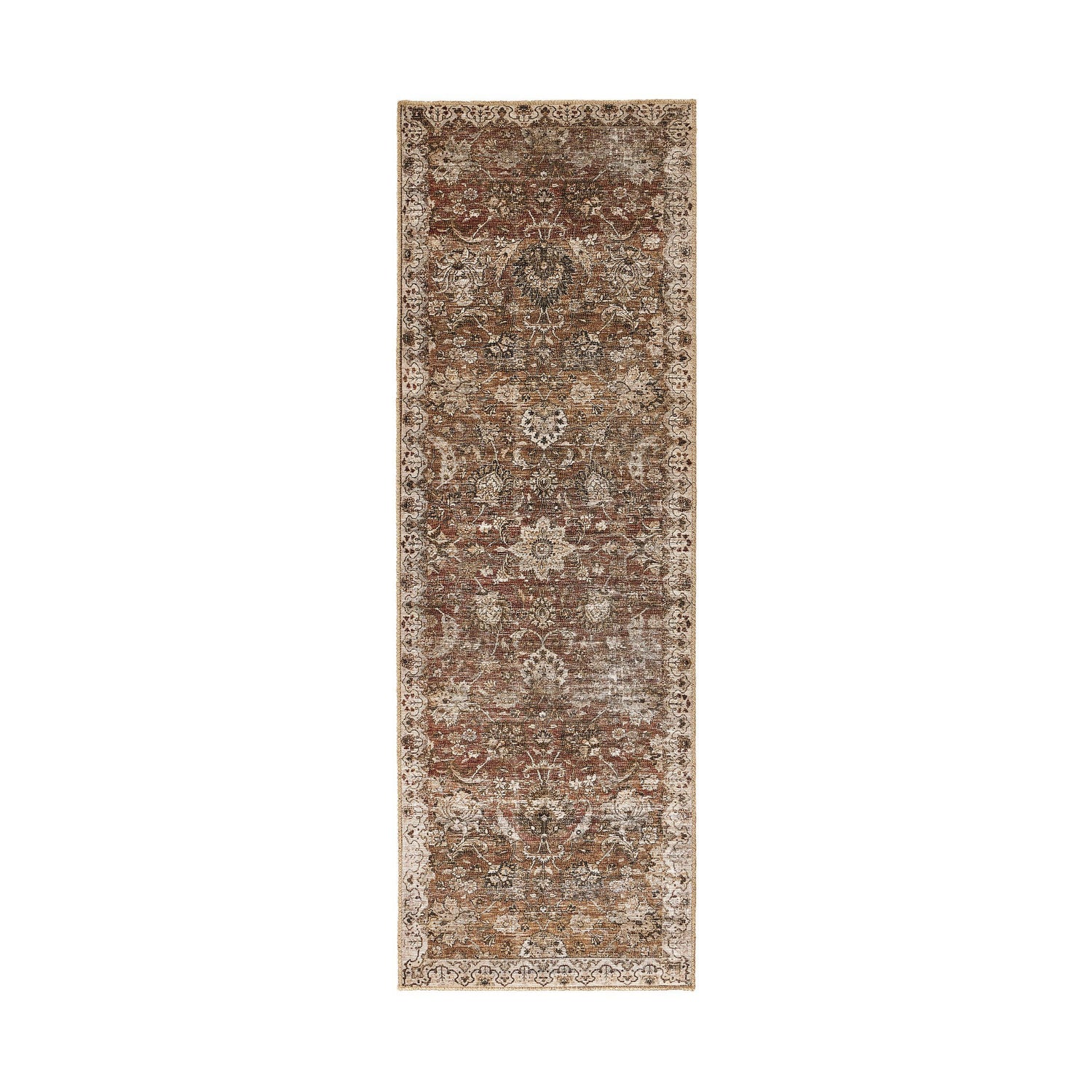 Zari Rug in Zari Rust, Runner-2.5&