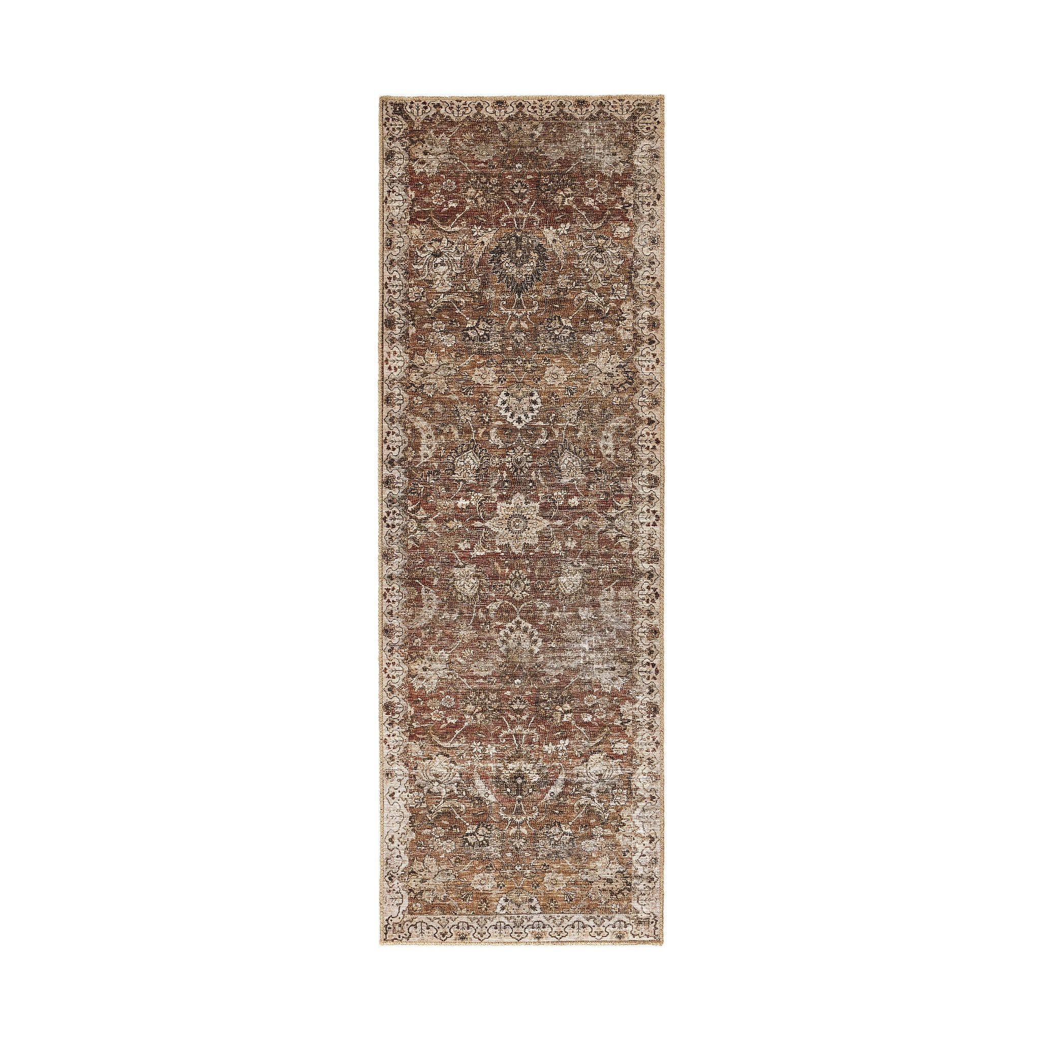 Zari Rug in Zari Rust, Runner-2.5&
