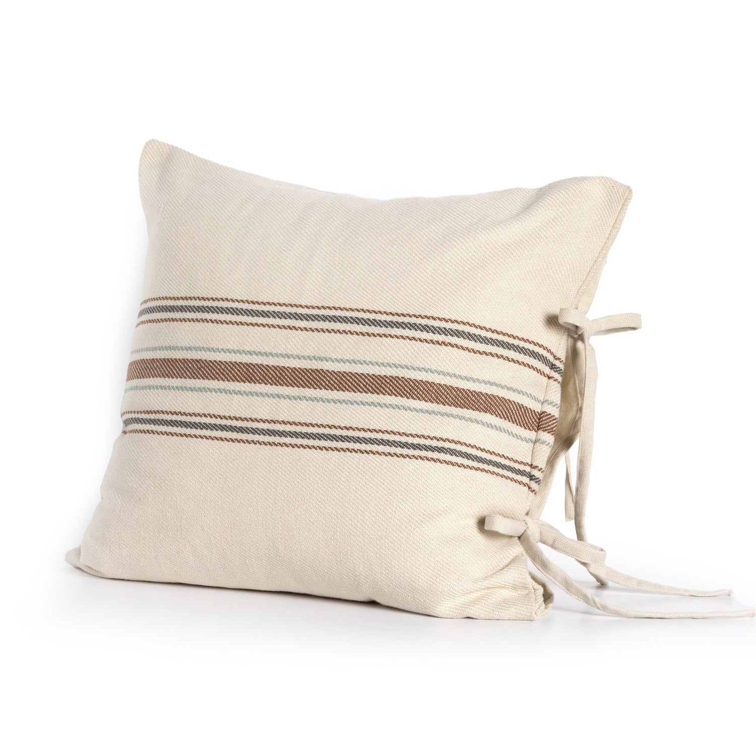 Dashel Center Stripe Outdoor Pillow in Center Gold Stripe