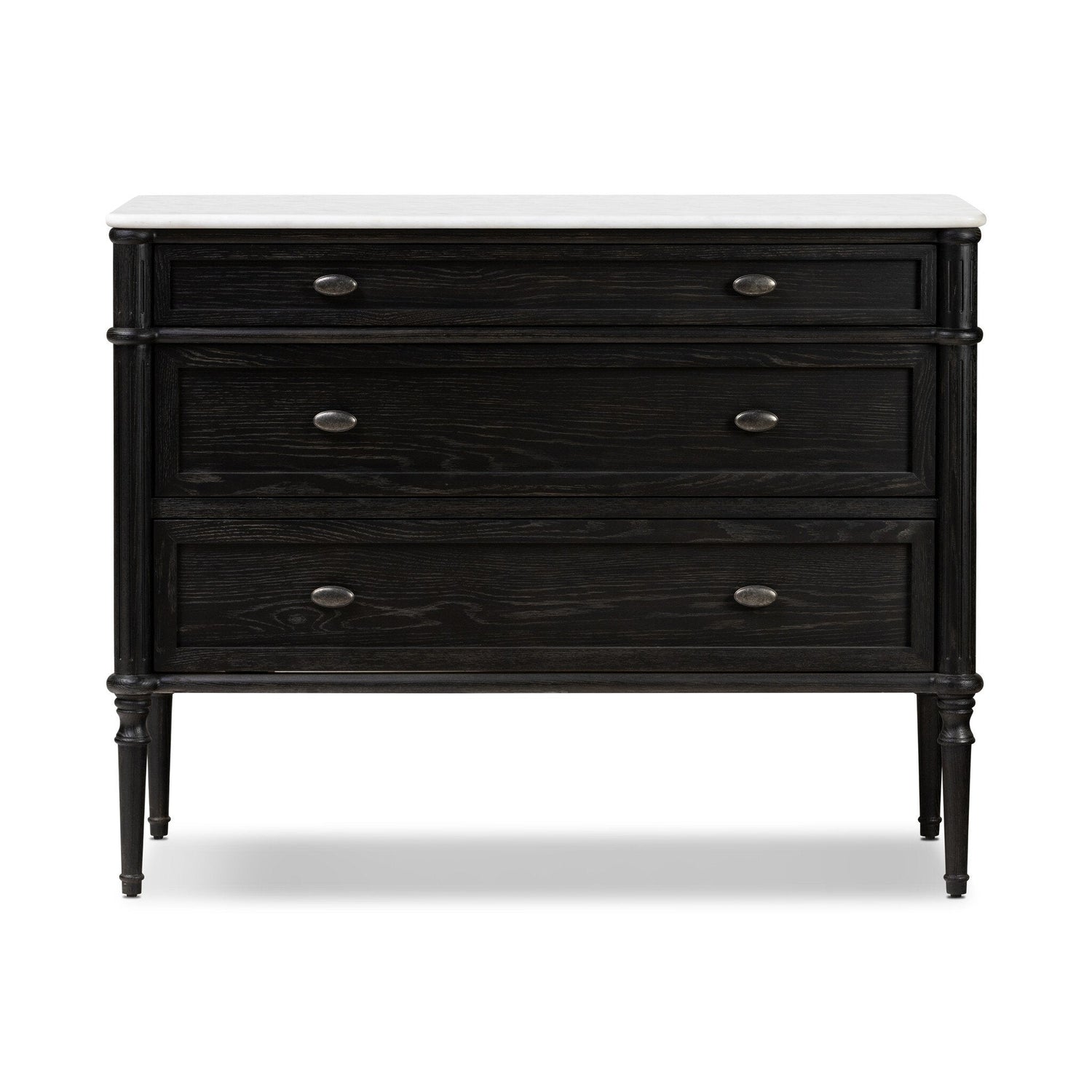Toulouse Chest in Distressed Black