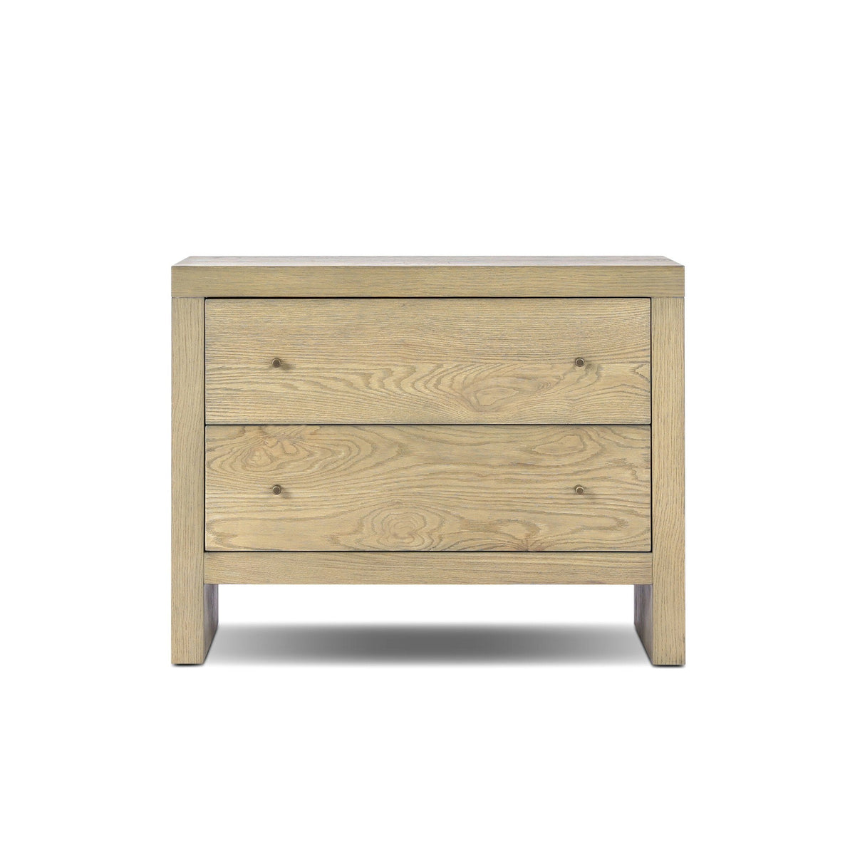 Torrington Charging Nightstand in Sandy Oak Resawn