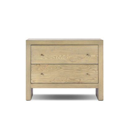 Torrington Charging Nightstand in Sandy Oak Resawn