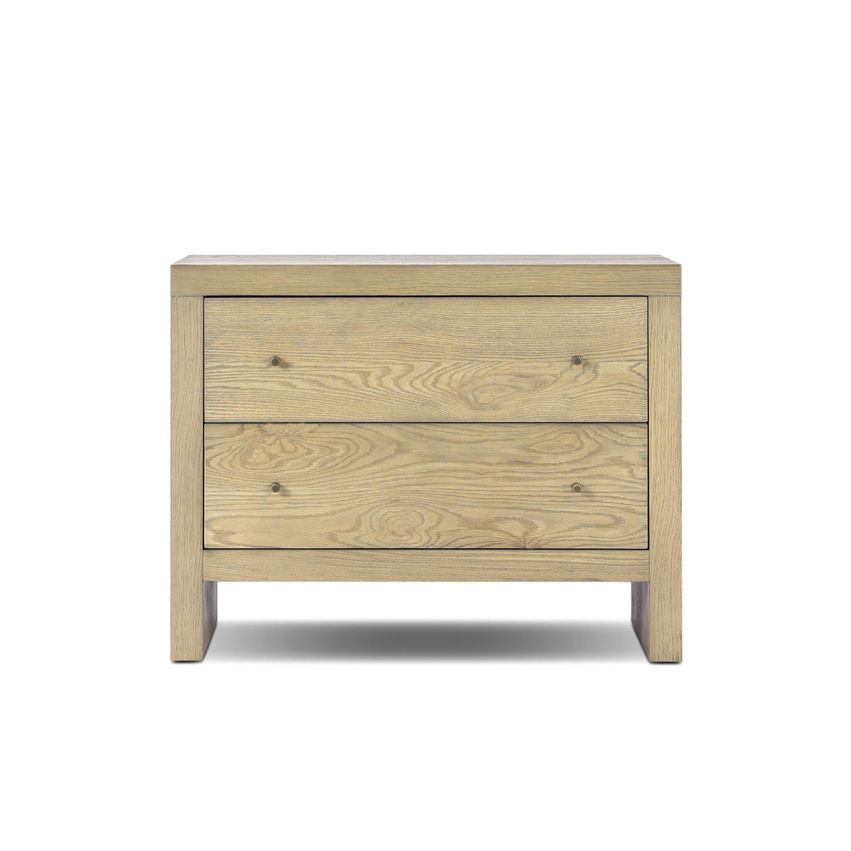 Torrington Charging Nightstand in Sandy Oak Resawn