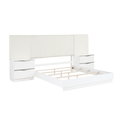 2384-1*WB 5pc Set Queen Wall Bed (QB+2NS+2NS-P) - 2384-1*WB