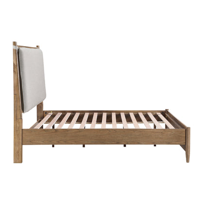 Sonoma Oak Queen Platform Bed from Homelegance - Luna Furniture