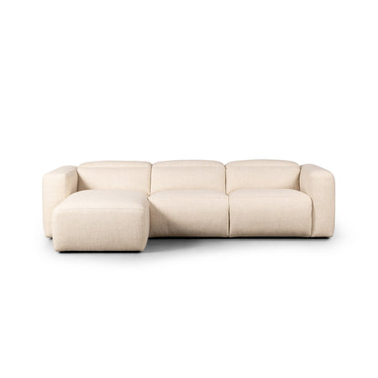 Radley Power Recliner 3-Piece Sectional W/ Chaise in Antigo Natural