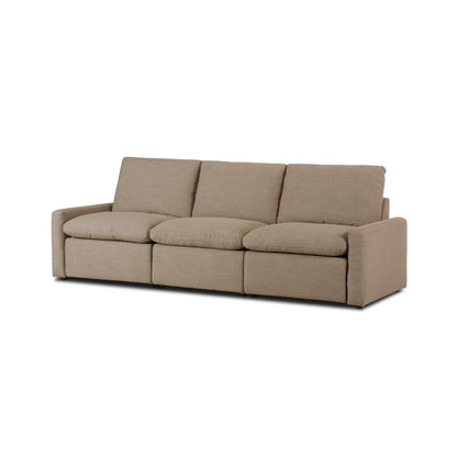 Tillery Power Recliner 3-Piece Sectional in Crypton Nomad Taupe