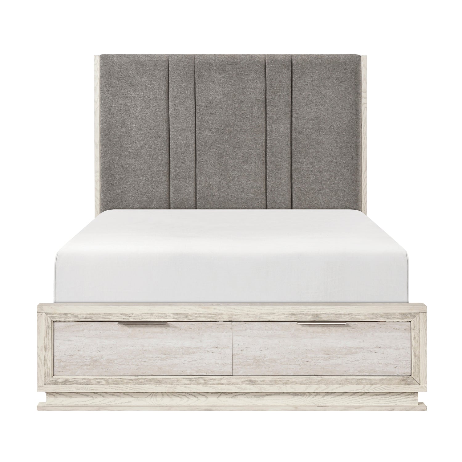 2391-1* (3) Queen Platform Bed with Footboard Storage - 2391-1*