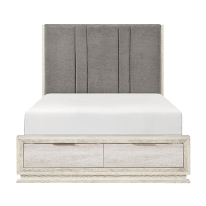 2391K-1EK* (3) Eastern King Platform Bed with Footboard Storage - 2391K-1EK*